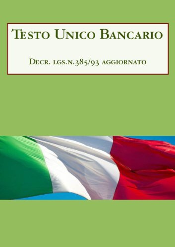 Amazon.com:Testo Unico Bancario (Italian Edition) eBook:VV., AA.,  Mastica, Bruno:Kindle Store